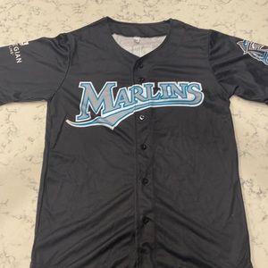 Jeff Conine Miami Marlins Florida Black Jersey   Men’s Size XS